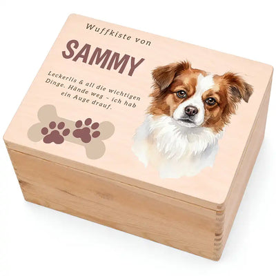 Wuffkiste mit Knochen-Pfoten