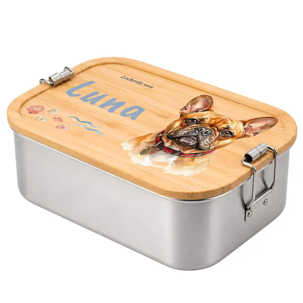 Personalisierte Leckerlidose Hund Strand & Muscheln – Personalisiert Hauptbild 3