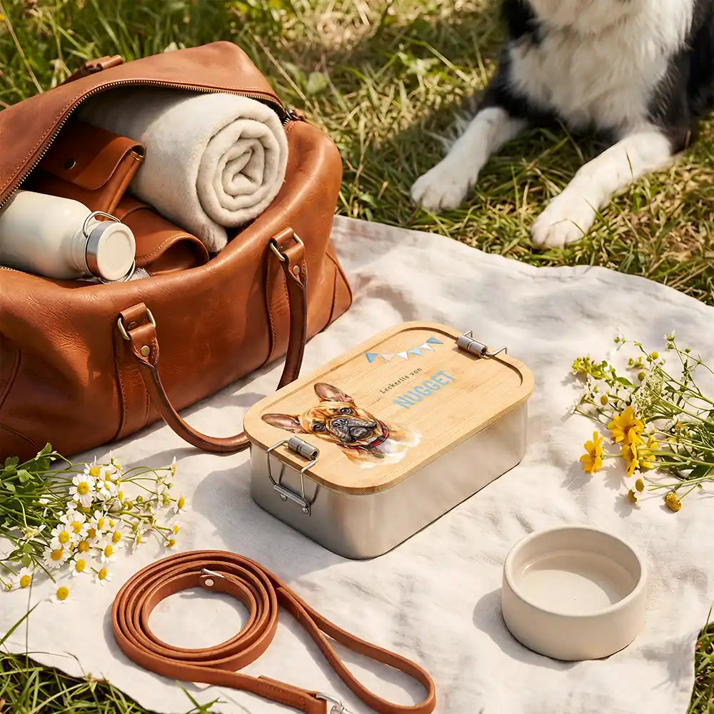 Personalisierte Leckerlidose Hund Klassisch Schlicht – Foto-Personalisiert Lifestyle 4