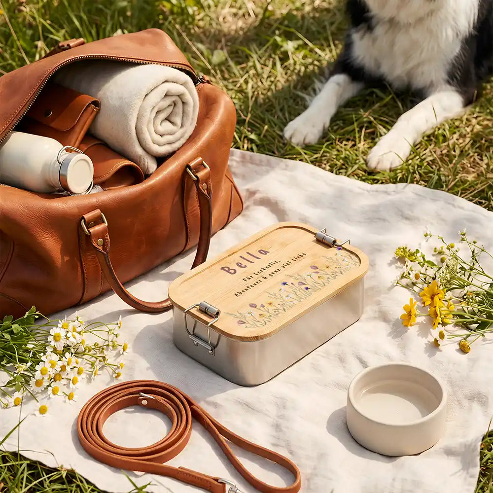 Personalisierte Leckerlidose Hund Wuff & Weg Pfötchen – Foto-Personalisiert Lifestyle 4